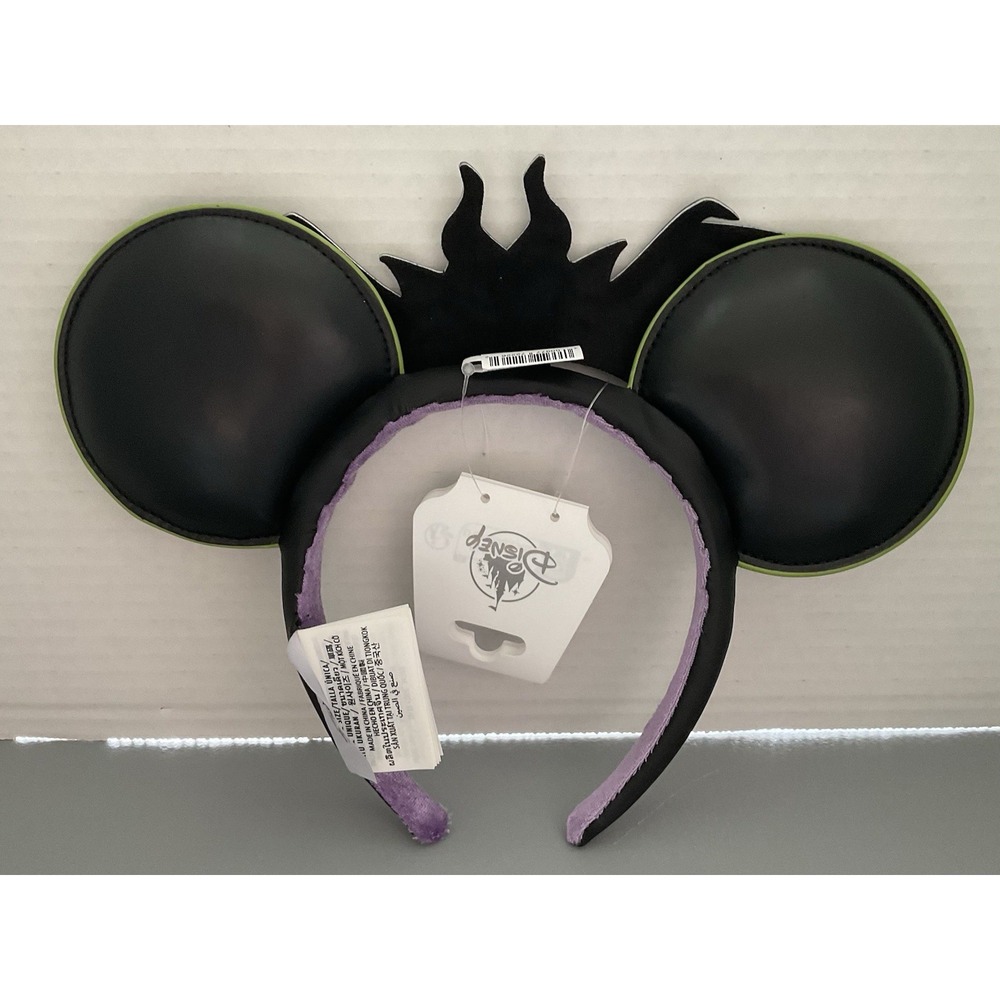 Maleficent Dragon EAR Disney-Parks Sleeping Beauty Minnie Mouse Ear Headband - Picture 2 of 3